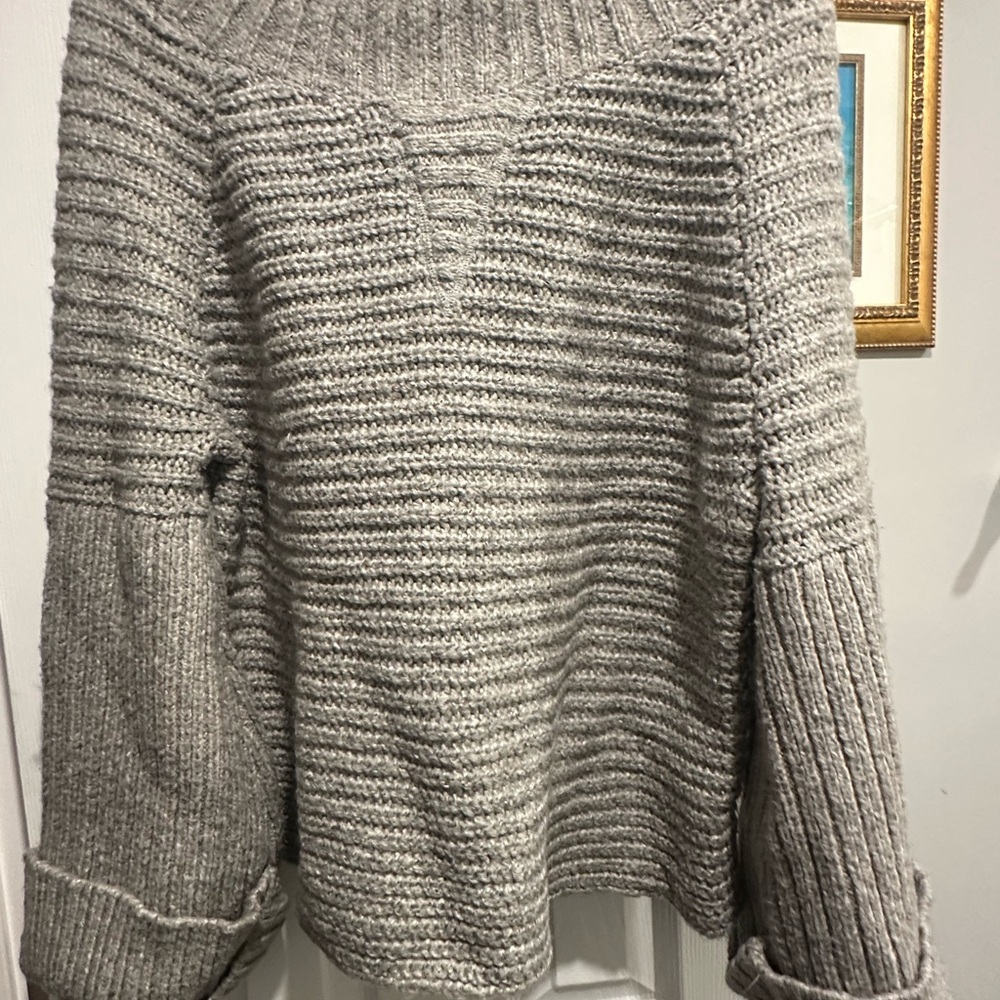 Hinge Gray Oversized Cowl Neck Sweater - Picture 5 of 5